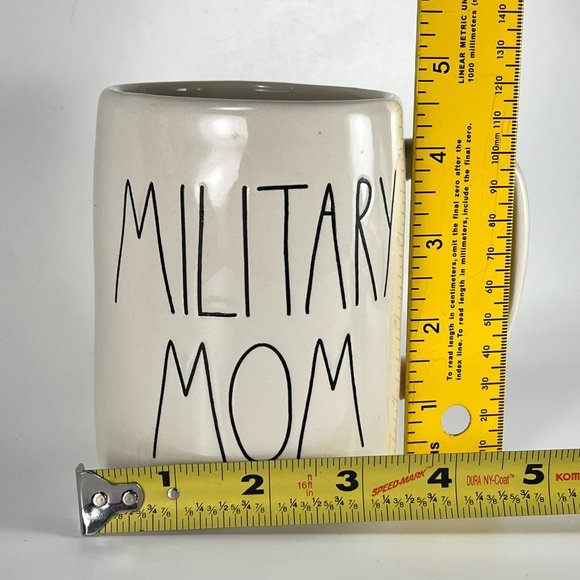 Military Mom Coffee Cup Mug Rae Dunn Oversized Ceramic - Picture 10 of 11